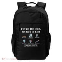 Put On The Full Armor Of God Funny Saying Christian Backpack thumb 0