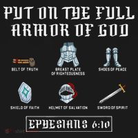 Put On The Full Armor Of God Funny Saying Christian Mousepad thumb 1