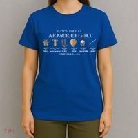 Put On The Full Armor Of God Belt Of Truth Breast Plate Of T-Shirt thumb 4