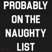 Probably On The Naughty List Funny Christmas Visor thumb 3