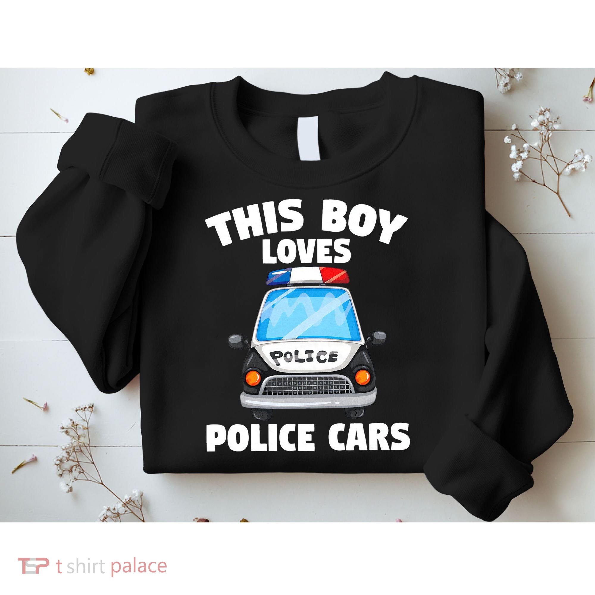 Police Officer This Boy Loves Police Cars Sweatshirt