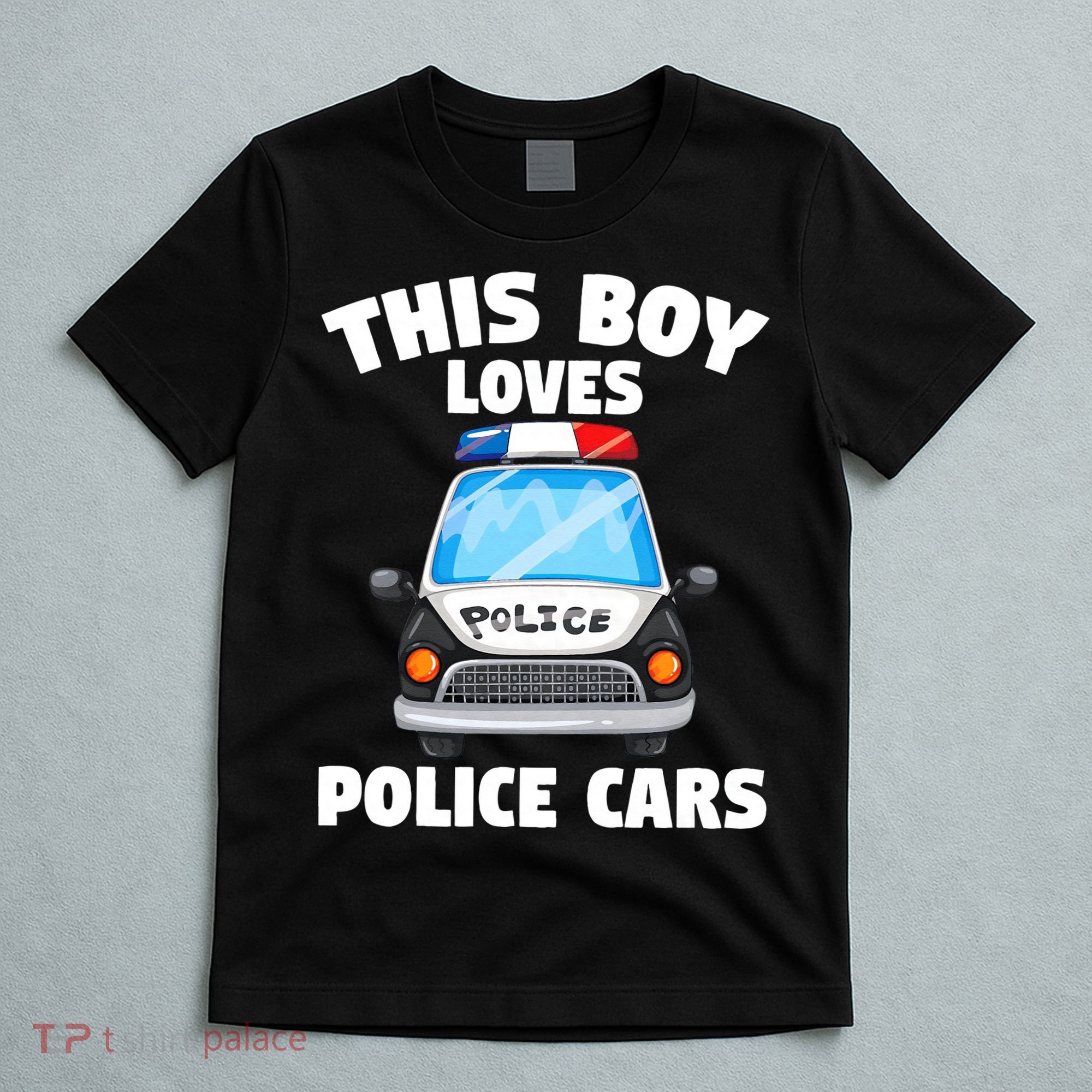 Police Officer This Boy Loves Police Cars T-Shirt