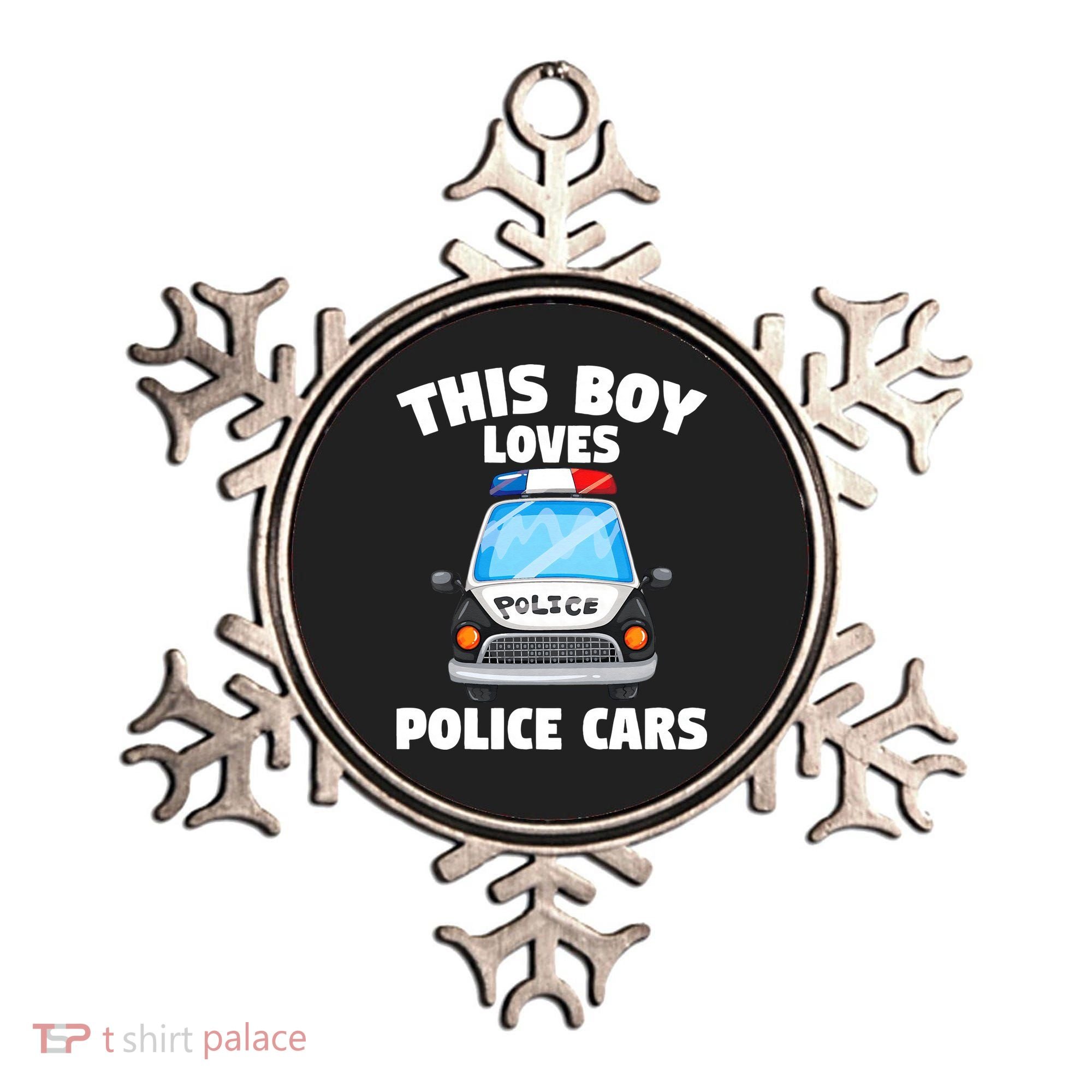 Police Officer This Boy Loves Police Cars Ornament