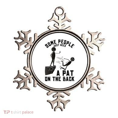 Pat On The Back Funny Adult Sarcastic Design Ornament