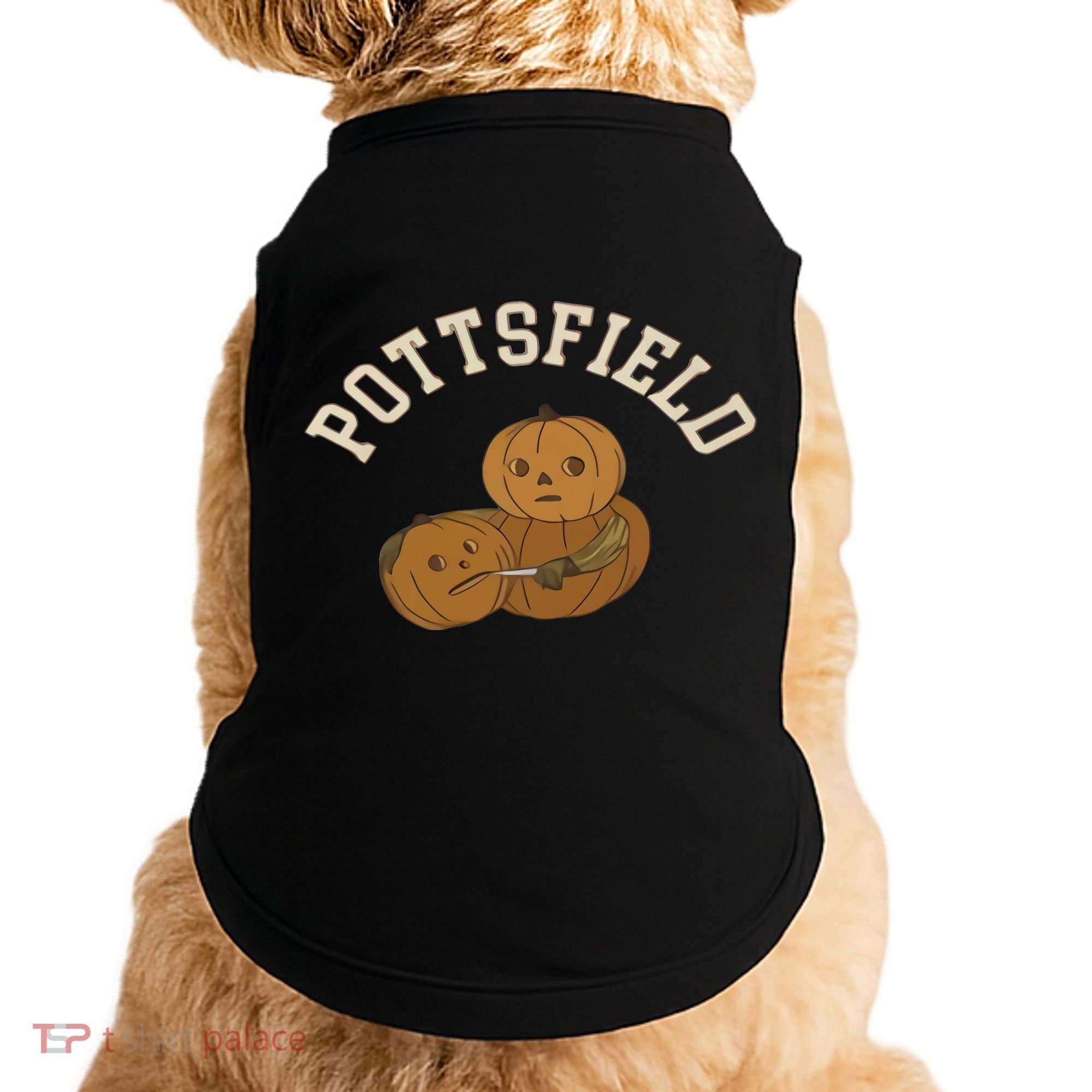 Pottsfield Over The Garden Wall Halloween Wear Pumpkin Doggie Tank