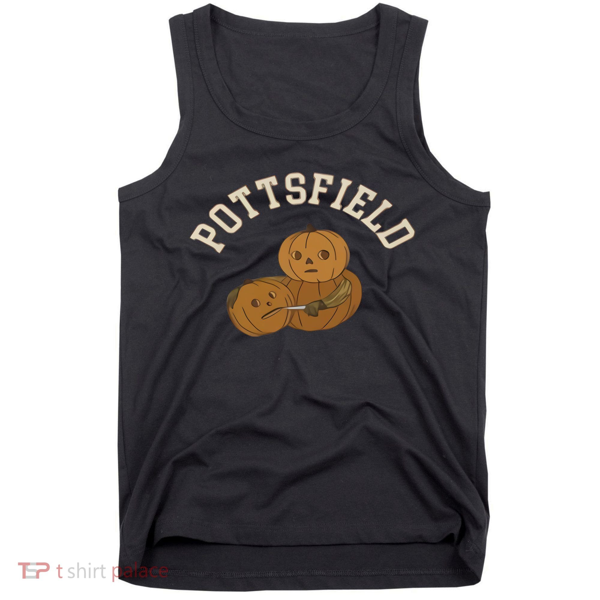 Pottsfield Over The Garden Wall Halloween Wear Pumpkin Tank Top