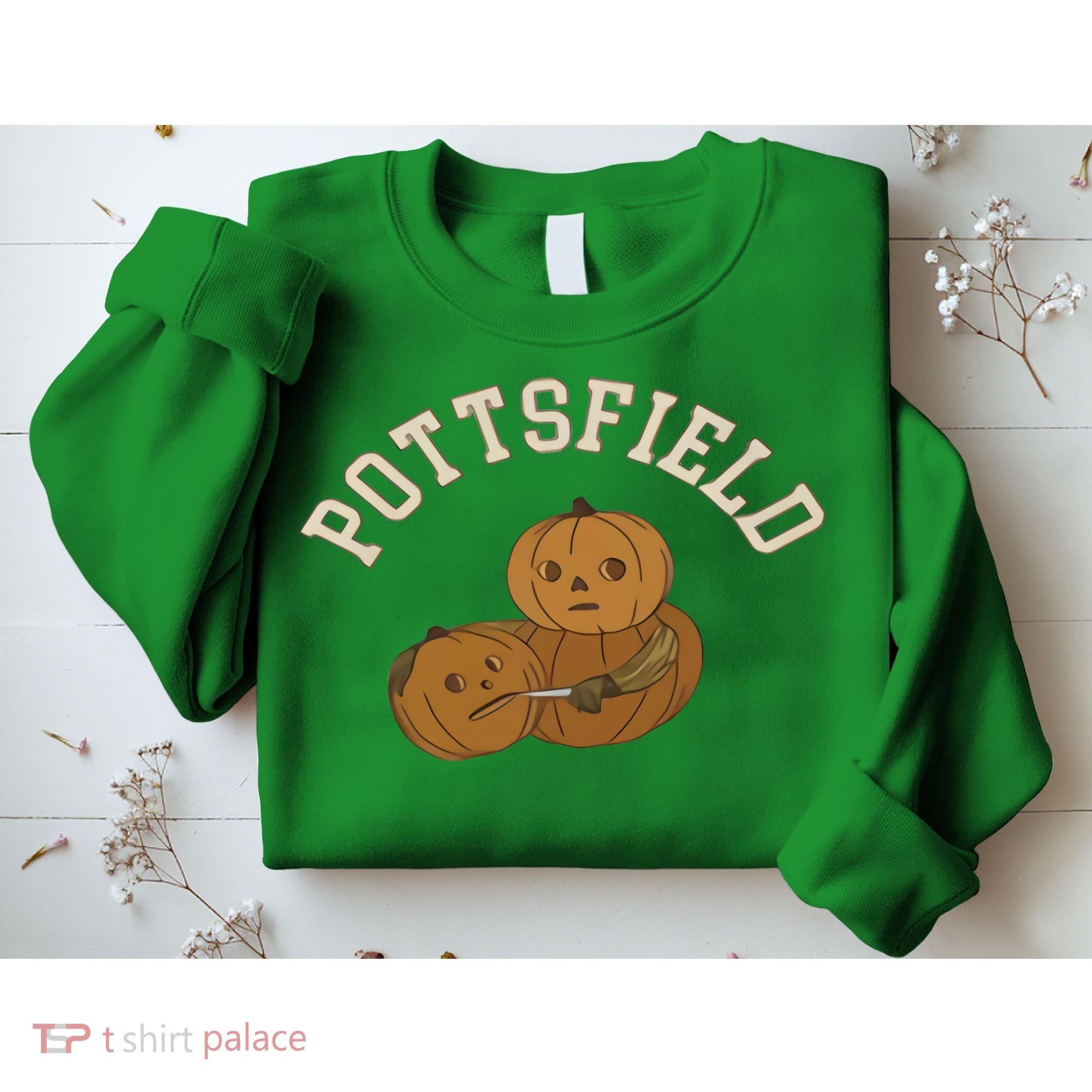 Pottsfield Over The Garden Wall Halloween Wear Pumpkin Sweatshirt