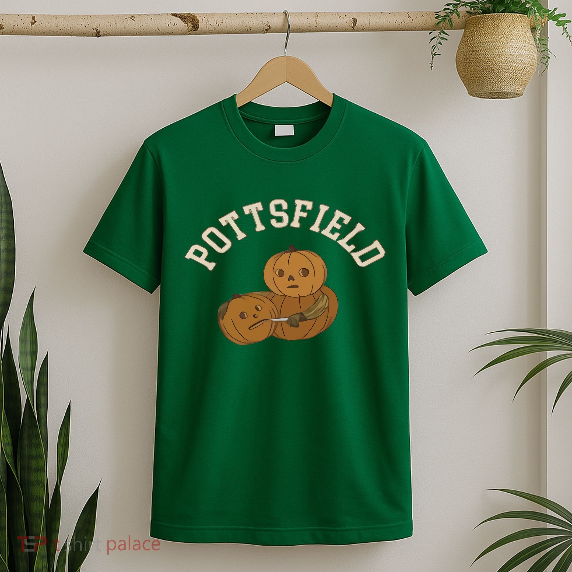 Pottsfield Over The Garden Wall Halloween Wear Pumpkin T-Shirt