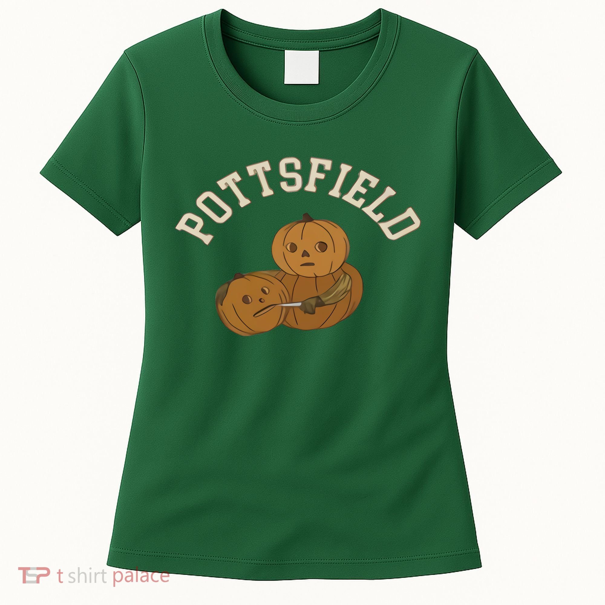 Pottsfield Over The Garden Wall Halloween Wear Pumpkin Women's T-Shirt