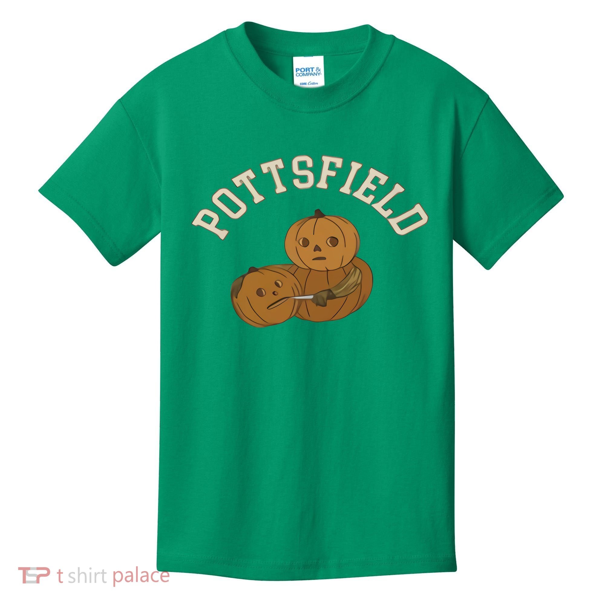 Pottsfield Over The Garden Wall Halloween Wear Pumpkin Kids T-Shirt