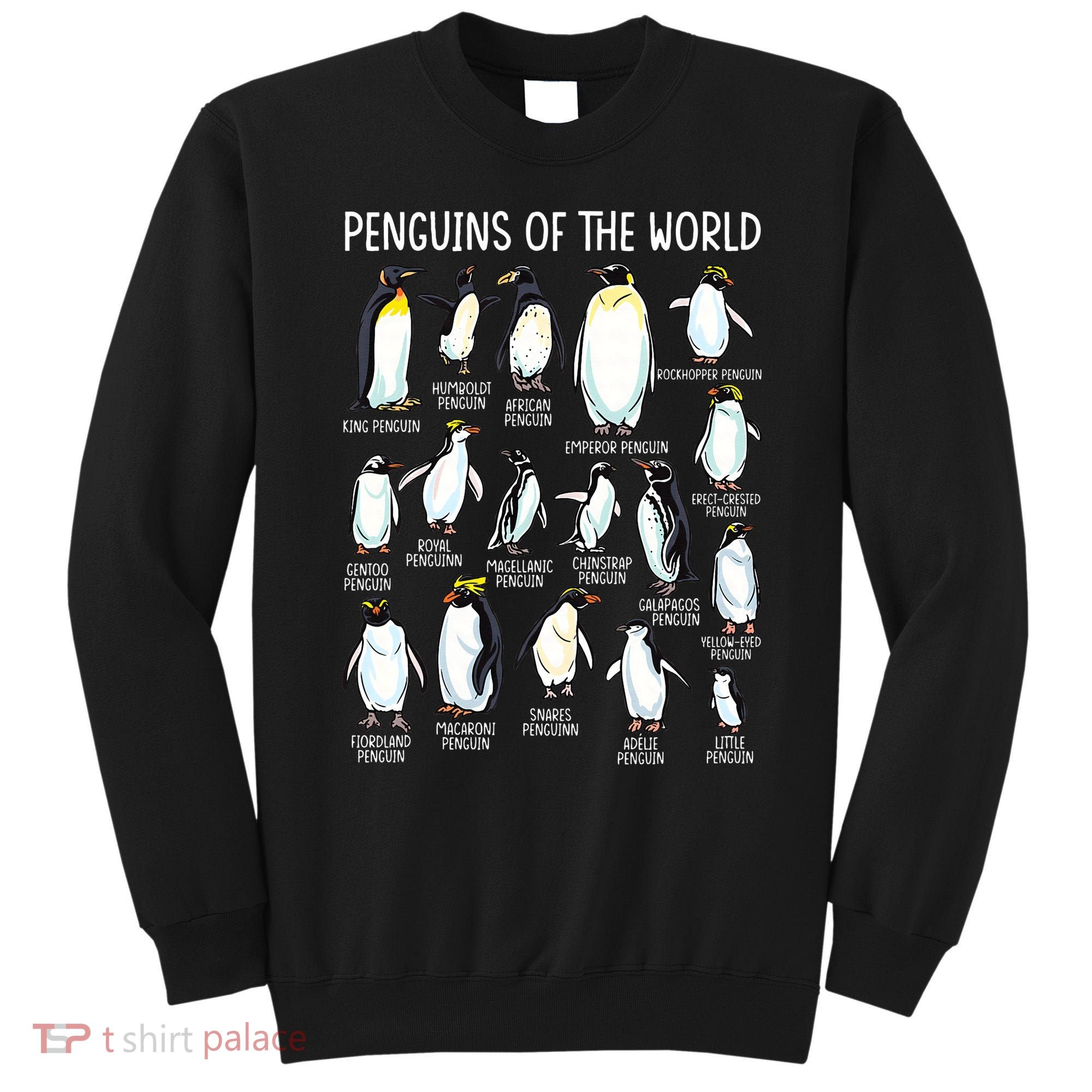 Penguins Of The World Zookeeper Sea Animal Penguin Lovers Sweatshirt