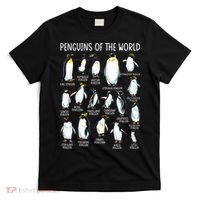 Penguins Of The World Zookeeper Sea Animal Penguin Lovers T-Shirt thumb 0