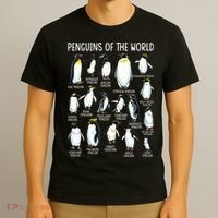 Penguins Of The World Zookeeper Sea Animal Penguin Lovers T-Shirt thumb 3