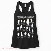 Penguins Of The World Zookeeper Sea Animal Penguin Lovers Women's Tank Top thumb 0