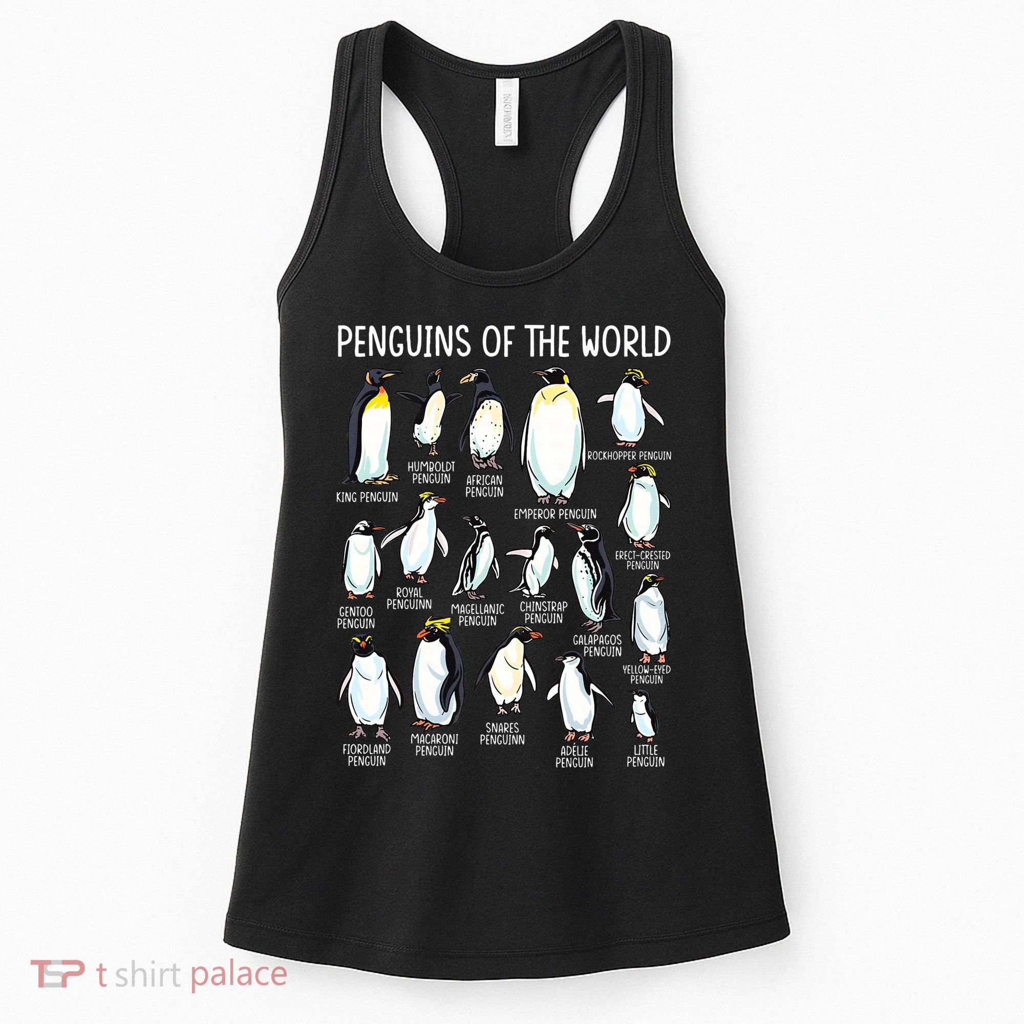 Penguins Of The World Zookeeper Sea Animal Penguin Lovers Women's Tank Top