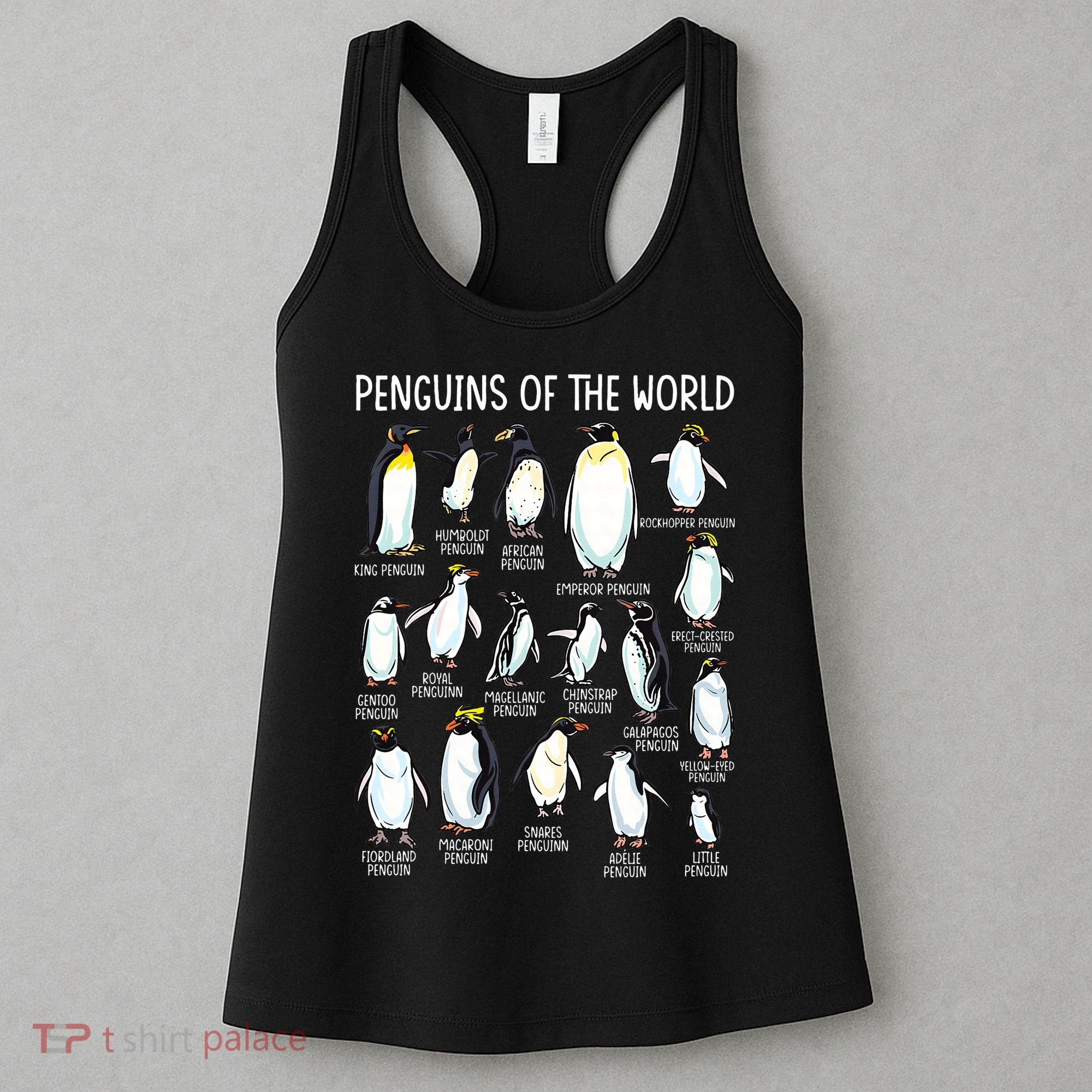 Penguins Of The World Zookeeper Sea Animal Penguin Lovers Women's Tank Top