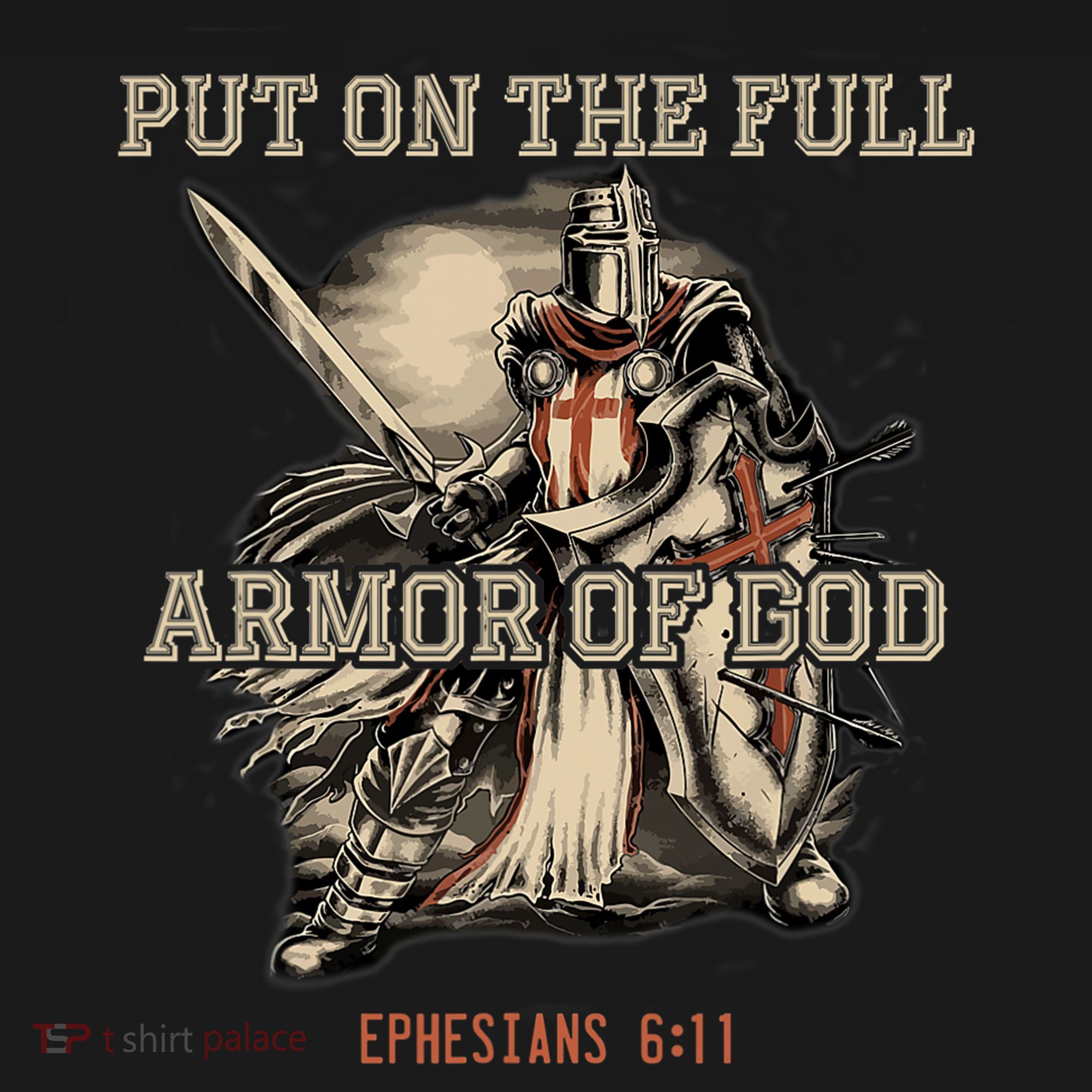 Put On The Full Armor Of God Christian Religious Quote Coaster