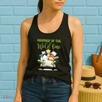 Pawpaw Of The Wild One 1st Birthday Safari Family Matching Women's Tank Top thumb 2