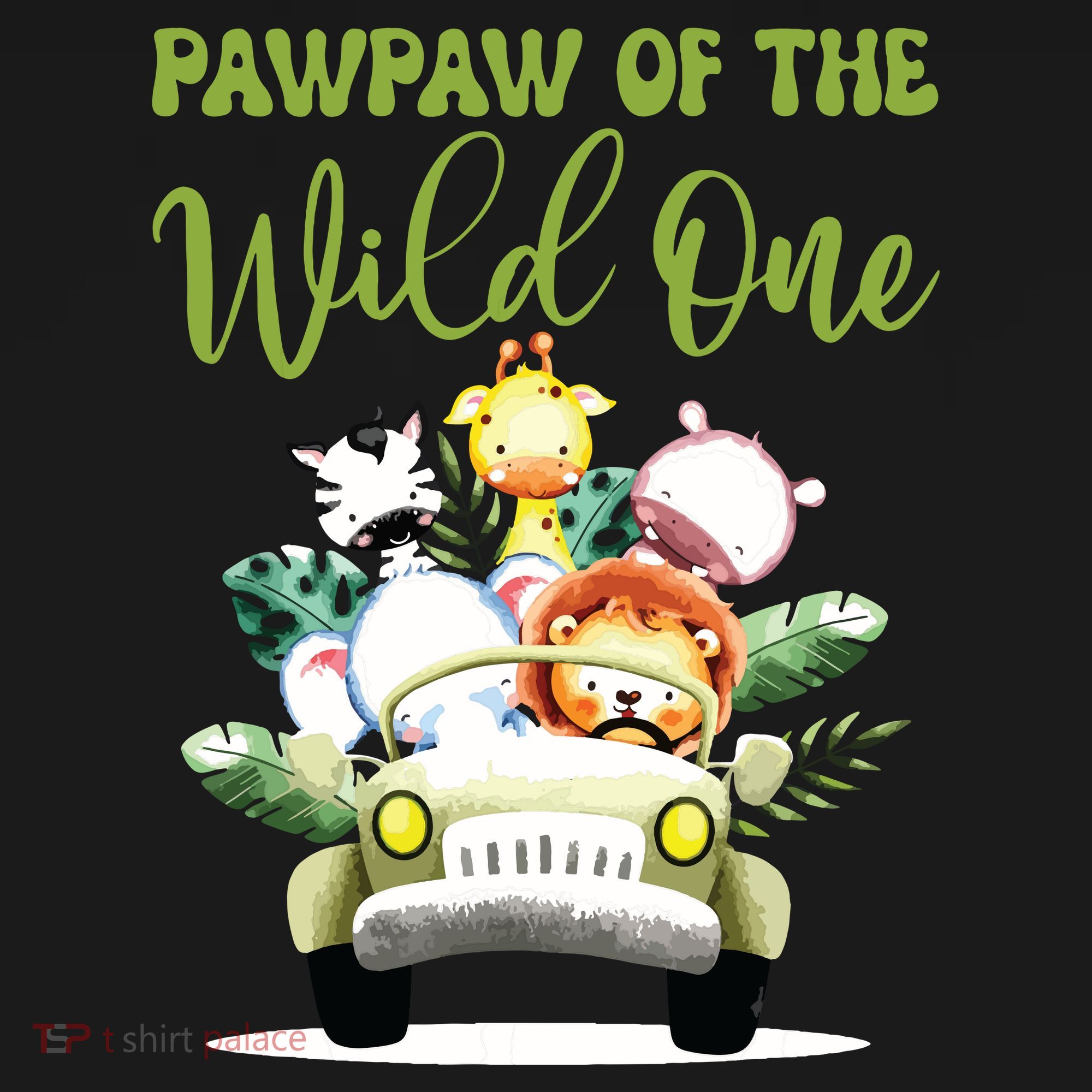 Pawpaw Of The Wild One 1st Birthday Safari Family Matching Women's Tank Top