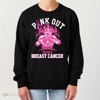 Pink Out Tackle Breast Cancer Awareness Football Women's Sweatshirt thumb 0