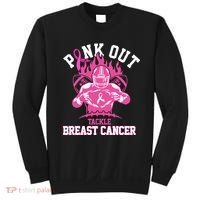 Pink Out Tackle Breast Cancer Awareness Football Sweatshirt thumb 0