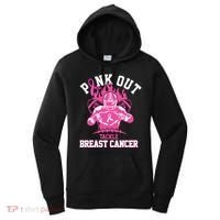 Pink Out Tackle Breast Cancer Awareness Football Women's Hoodie thumb 0
