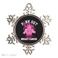 Pink Out Tackle Breast Cancer Awareness Football Ornament thumb 0