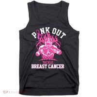 Pink Out Tackle Breast Cancer Awareness Football Tank Top thumb 0
