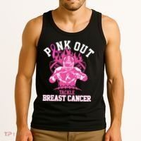 Pink Out Tackle Breast Cancer Awareness Football Tank Top thumb 3