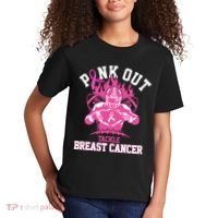 Pink Out Tackle Breast Cancer Awareness Football Kids T-Shirt thumb 2