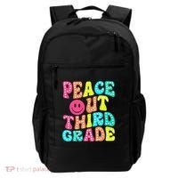 Peace Out Third Grade Last Day Of School 3rd Grade Teacher Backpack thumb 0