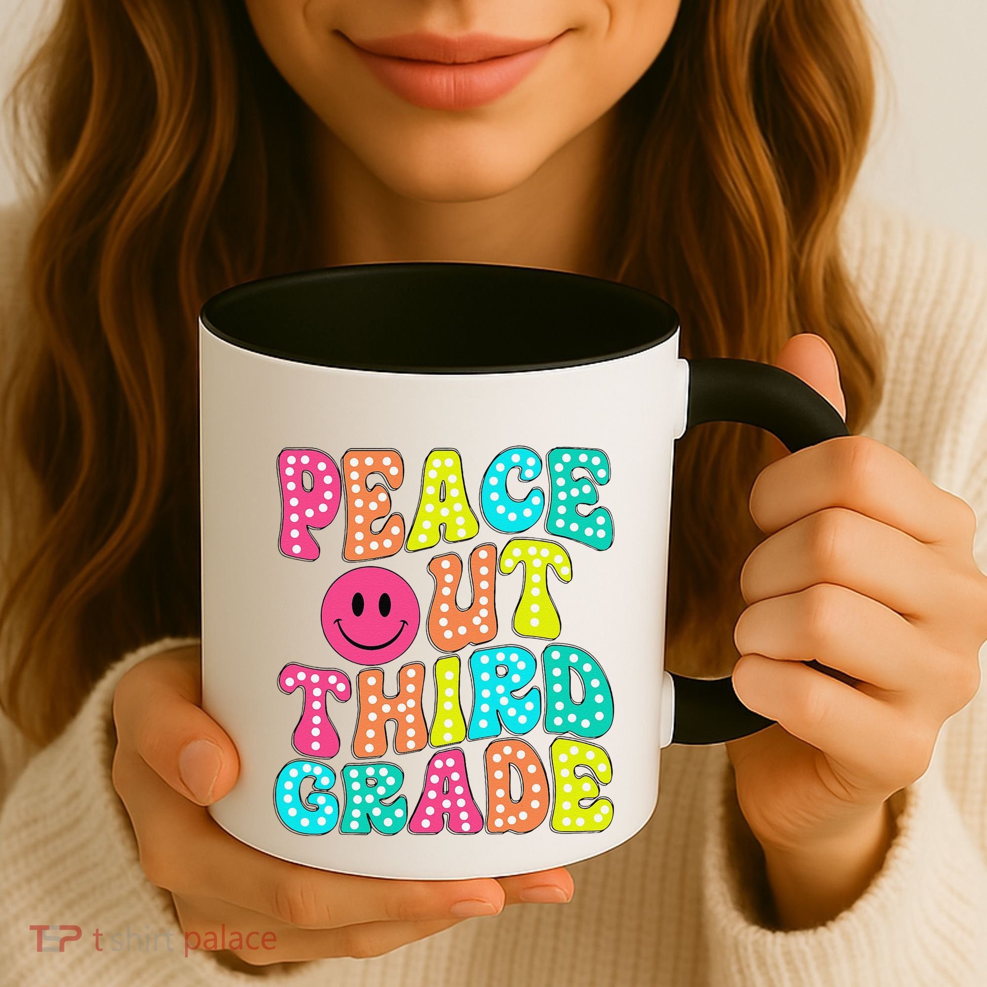 Peace Out Third Grade Last Day Of School 3rd Grade Teacher Coffee Mug