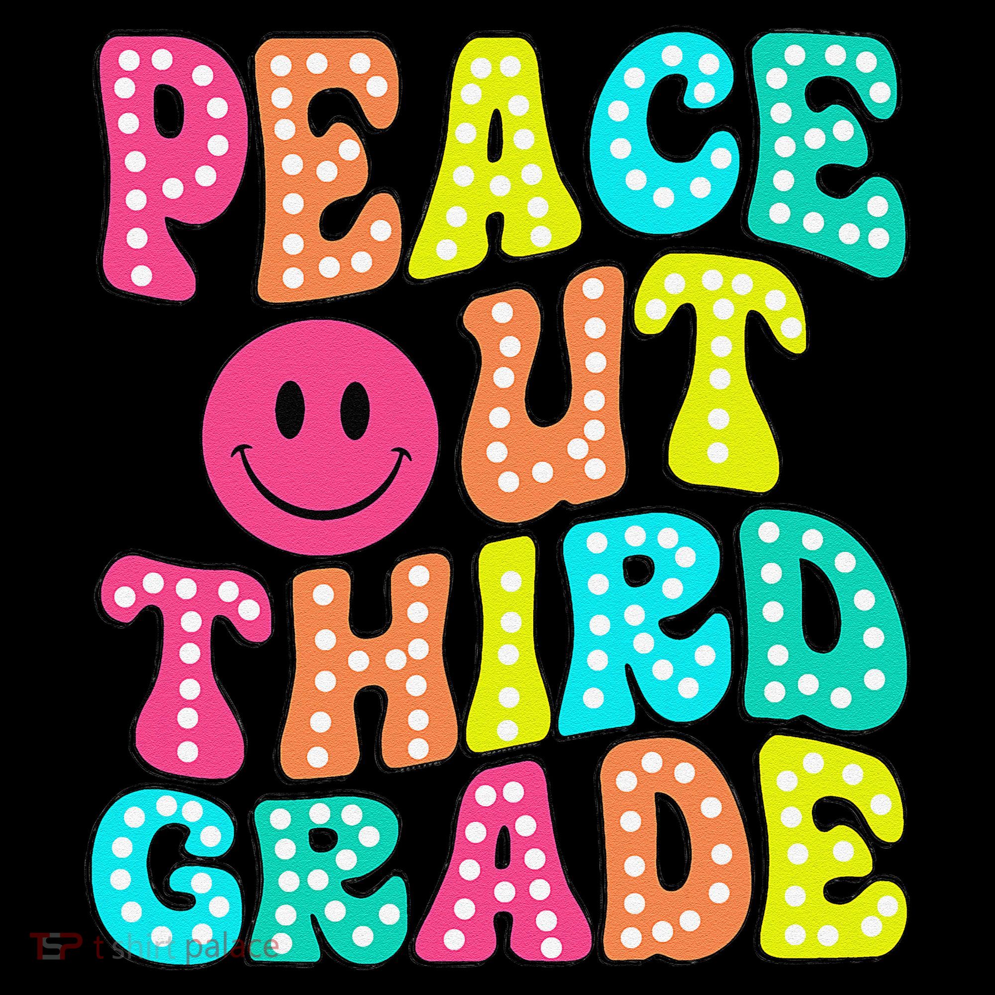 Peace Out Third Grade Last Day Of School 3rd Grade Teacher Coffee Mug