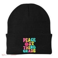 Peace Out Third Grade Last Day Of School 3rd Grade Teacher Beanie thumb 0