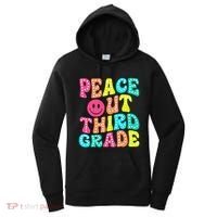 Peace Out Third Grade Last Day Of School 3rd Grade Teacher Women's Hoodie thumb 0