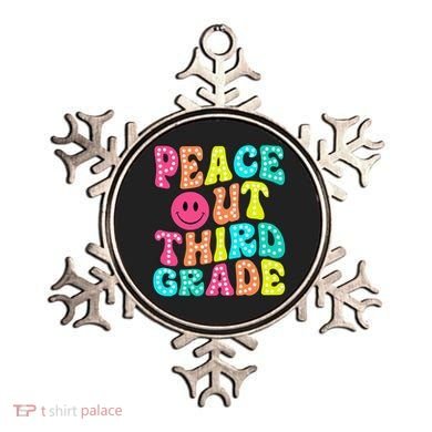 Peace Out Third Grade Last Day Of School 3rd Grade Teacher Ornament