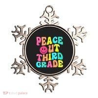 Peace Out Third Grade Last Day Of School 3rd Grade Teacher Ornament thumb 0