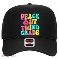 Peace Out Third Grade Last Day Of School 3rd Grade Teacher Hat thumb 0