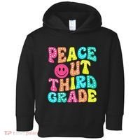Peace Out Third Grade Last Day Of School 3rd Grade Teacher Toddler Hoodie thumb 0