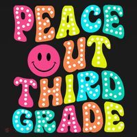 Peace Out Third Grade Last Day Of School 3rd Grade Teacher Toddler Hoodie thumb 2