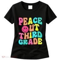 Peace Out Third Grade Last Day Of School 3rd Grade Teacher Women's T-Shirt thumb 0