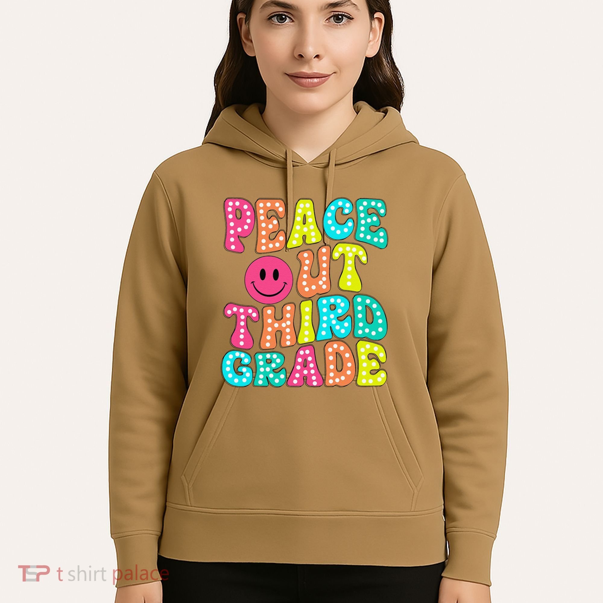 Peace Out Third Grade Last Day Of School 3rd Grade Teacher Hoodie