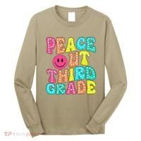 Peace Out Third Grade Last Day Of School 3rd Grade Teacher Long Sleeve Shirt thumb 0