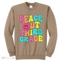 Peace Out Third Grade Last Day Of School 3rd Grade Teacher Sweatshirt thumb 0