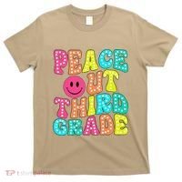Peace Out Third Grade Last Day Of School 3rd Grade Teacher T-Shirt thumb 0