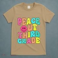 Peace Out Third Grade Last Day Of School 3rd Grade Teacher T-Shirt thumb 5
