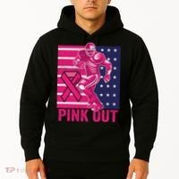 Pink Out Tackle Football Breast Cancer Awareness Hoodie thumb 2