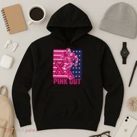 Pink Out Tackle Football Breast Cancer Awareness Hoodie thumb 3