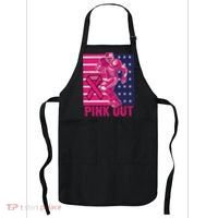 Pink Out Tackle Football Breast Cancer Awareness Apron thumb 0