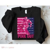 Pink Out Tackle Football Breast Cancer Awareness Sweatshirt thumb 2
